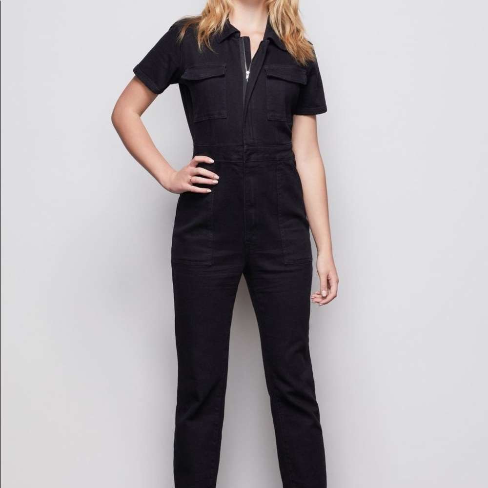 Good American Fit For Success Black Jumpsuit